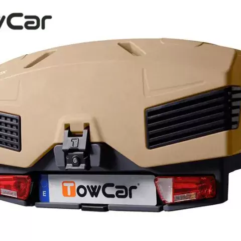 Obrázok TowCar TowBox EVO béžový, na ťažné zariadenie
