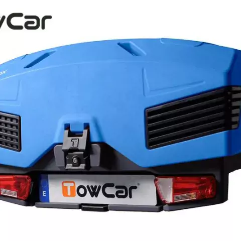 Obrázok TowCar TowBox EVO modrý, na ťažné zariadenie
