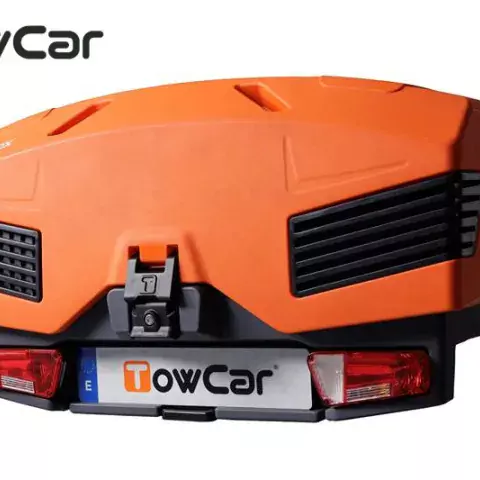 Obrázok TowCar TowBox EVO oranžový, na ťažné zariadenie